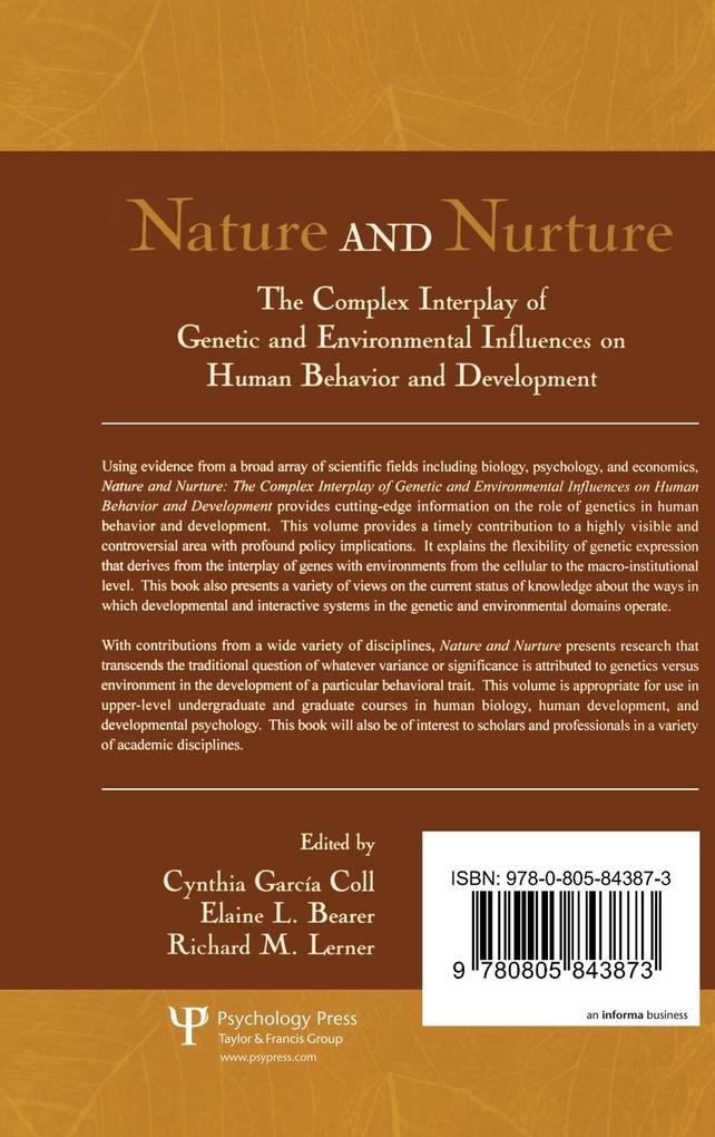 Weitere Ansicht: Nature and Nurture