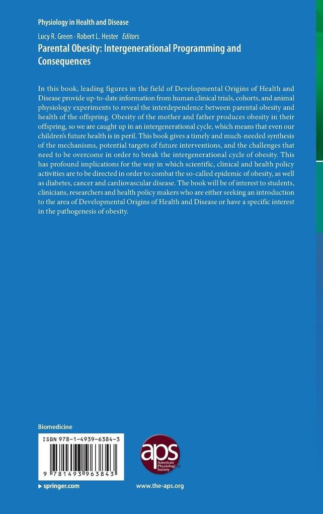 Weitere Ansicht: Parental Obesity: Intergenerational Programming and Consequences