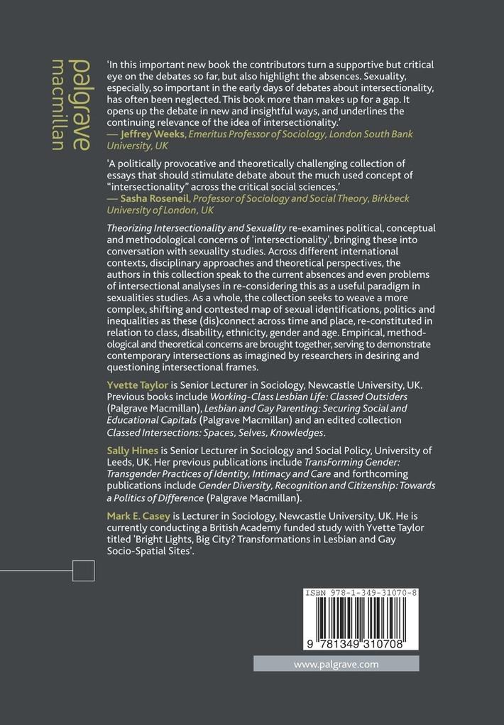 Weitere Ansicht: Theorizing Intersectionality and Sexuality