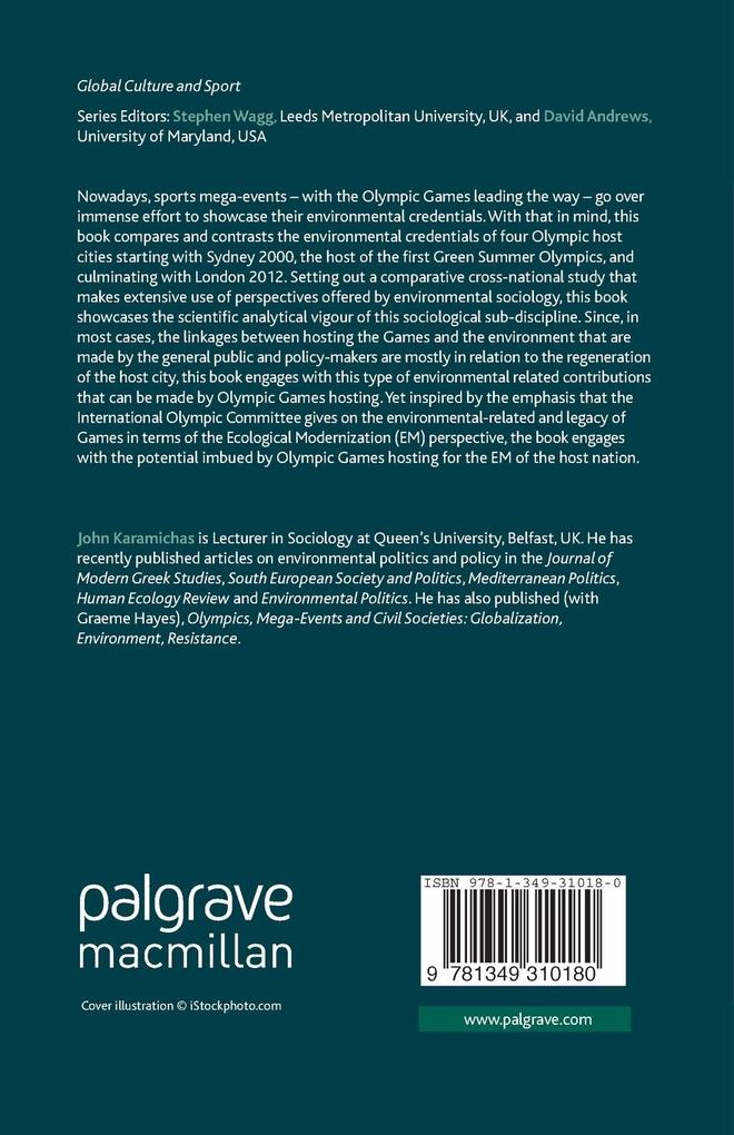 Weitere Ansicht: The Olympic Games and the Environment | J. Karamichas