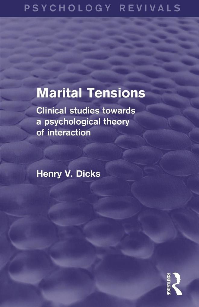 Produktbild: Marital Tensions (Psychology Revivals) | Henry V. Dicks