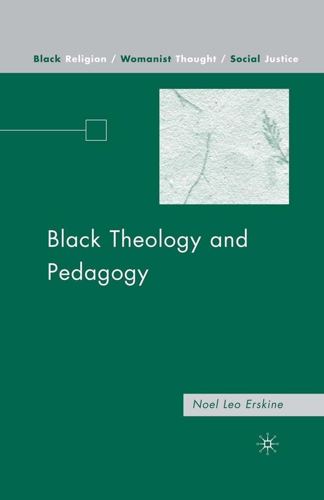 Produktbild: Black Theology and Pedagogy | N. Erskine