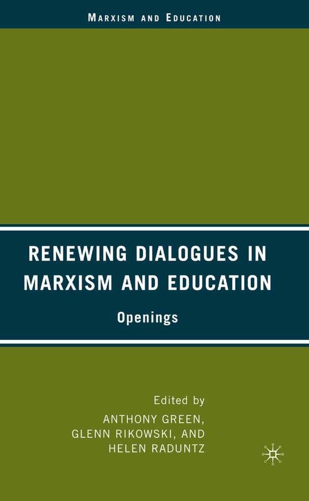 Produktbild: Renewing Dialogues in Marxism and Education