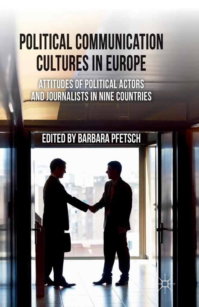 Produktbild: Political Communication Cultures in Europe