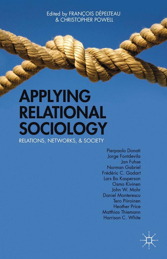 Produktbild: Applying Relational Sociology