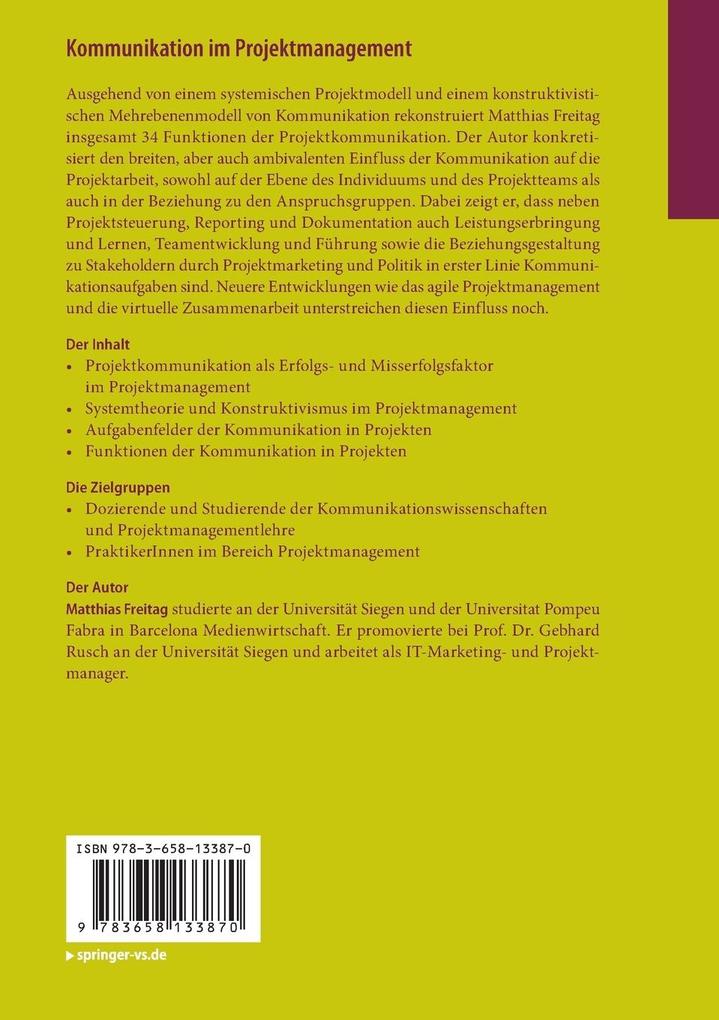Weitere Ansicht: Kommunikation im Projektmanagement | Matthias Freitag