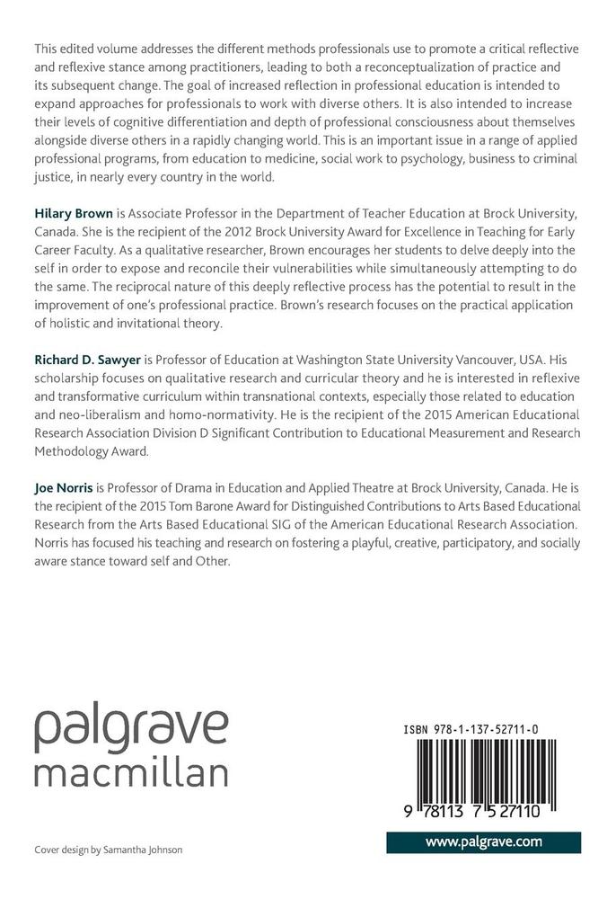 Weitere Ansicht: Forms of Practitioner Reflexivity