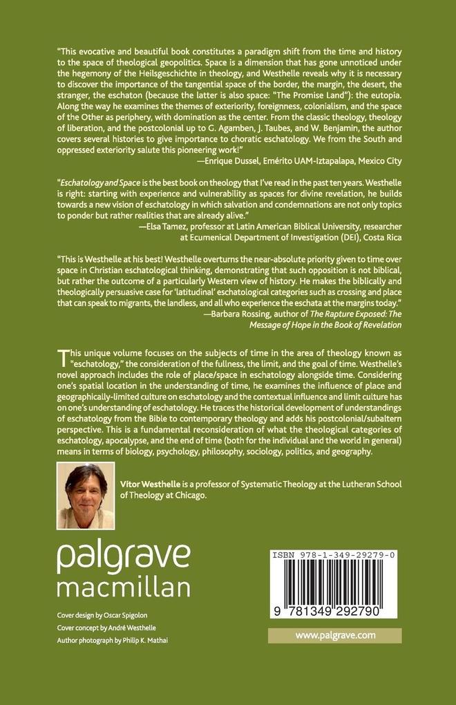 Weitere Ansicht: Eschatology and Space | V. Westhelle