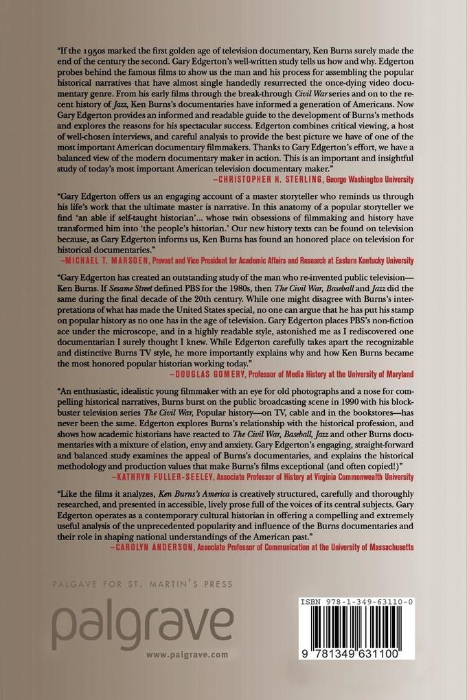 Weitere Ansicht: Ken Burns's America | G. Edgerton
