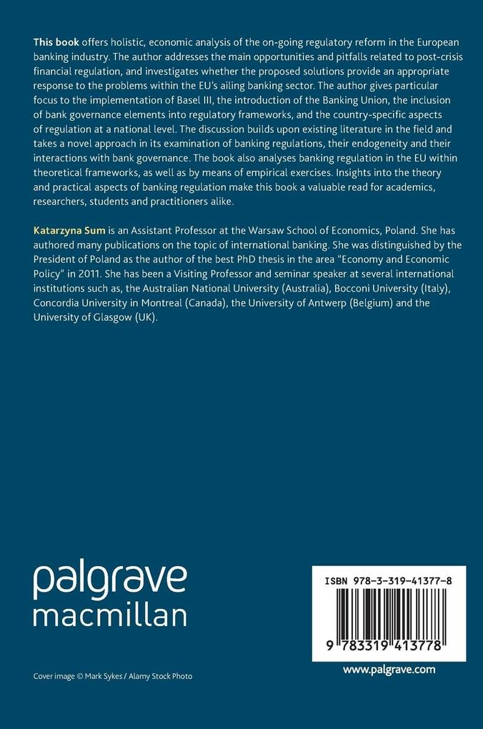 Weitere Ansicht: Post-Crisis Banking Regulation in the European Union | Katarzyna Sum