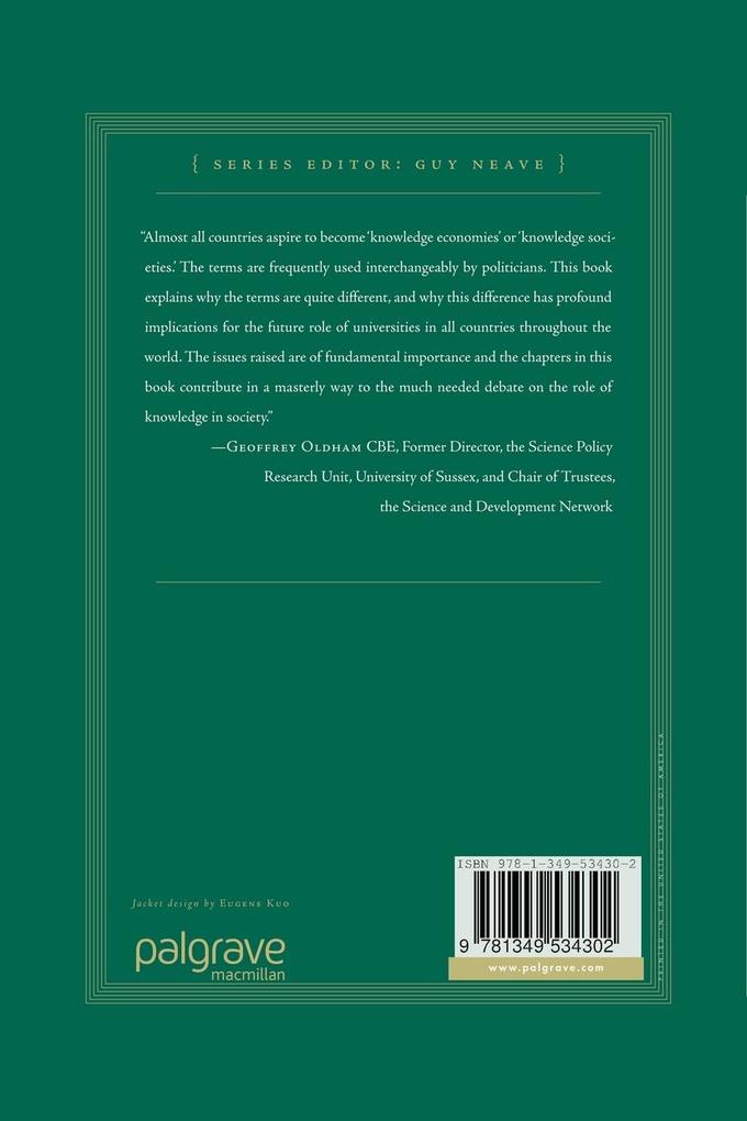 Weitere Ansicht: Knowledge Society vs. Knowledge Economy