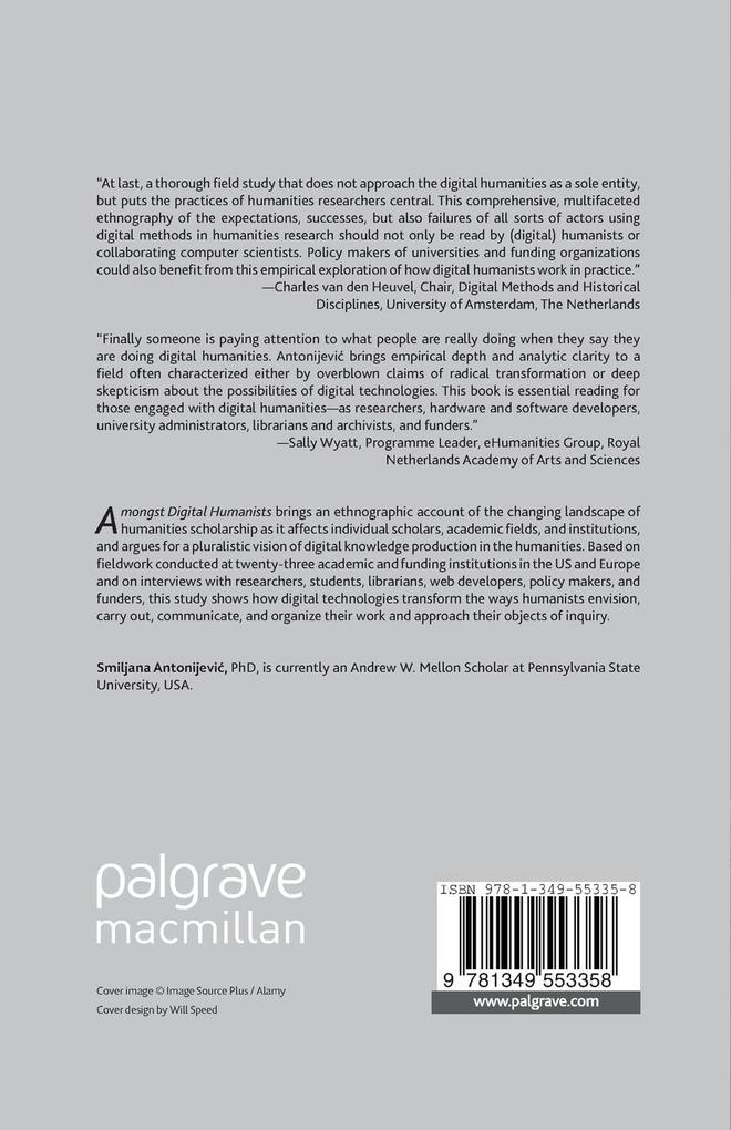 Weitere Ansicht: Amongst Digital Humanists | Smiljana Antonijevi