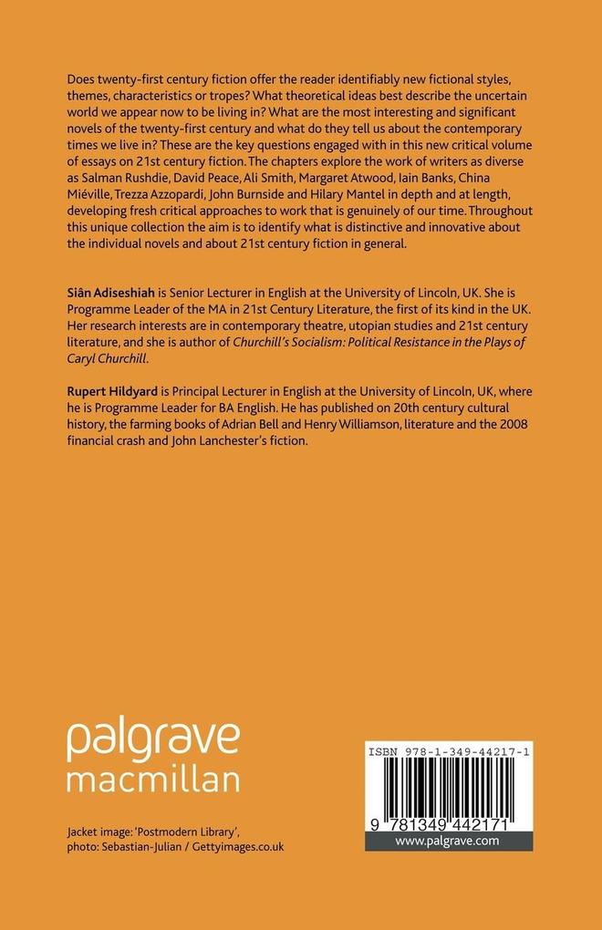 Weitere Ansicht: Twenty-First Century Fiction