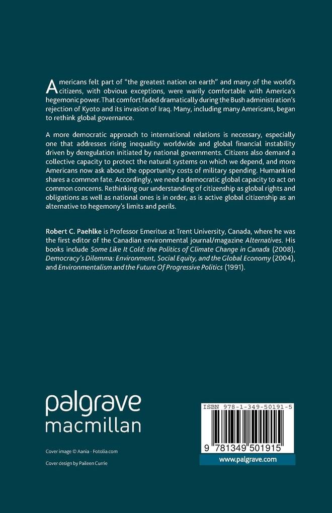 Weitere Ansicht: Hegemony and Global Citizenship | R. Paehlke