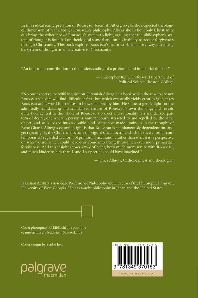 Weitere Ansicht: A Reinterpretation of Rousseau | J. Alberg