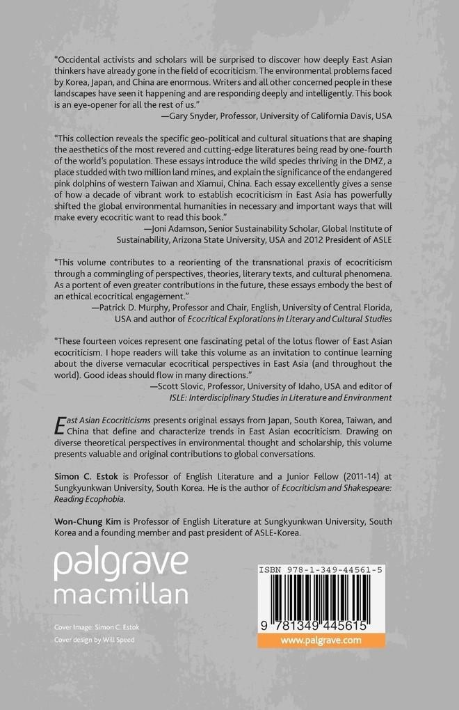 Weitere Ansicht: East Asian Ecocriticisms