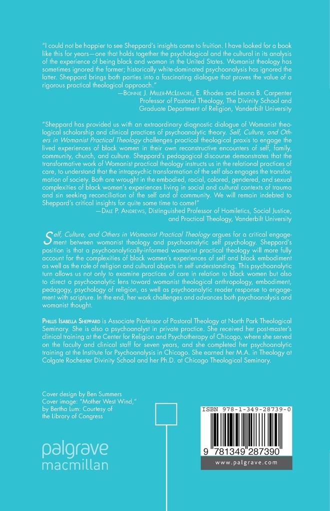 Weitere Ansicht: Self, Culture, and Others in Womanist Practical Theology | P. Sheppard