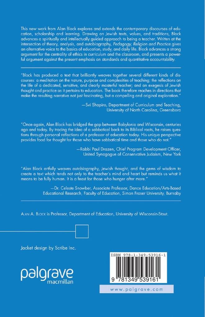 Weitere Ansicht: Pedagogy, Religion, and Practice | A. Block