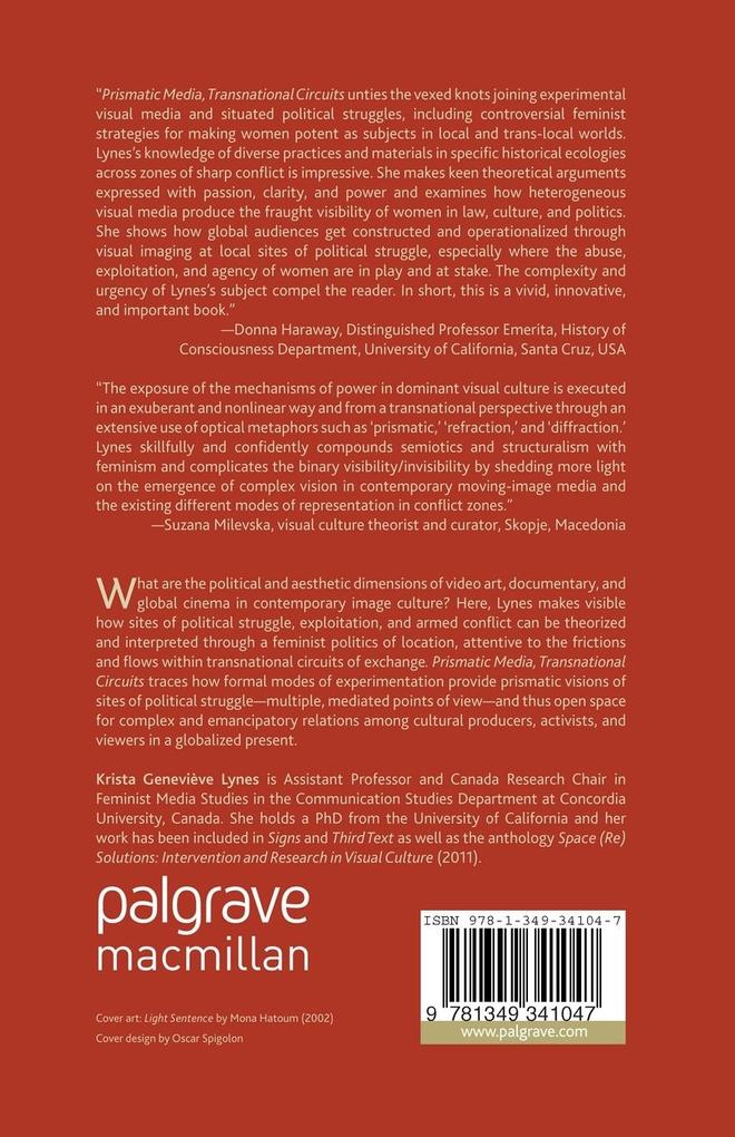 Weitere Ansicht: Prismatic Media, Transnational Circuits | K. Lynes