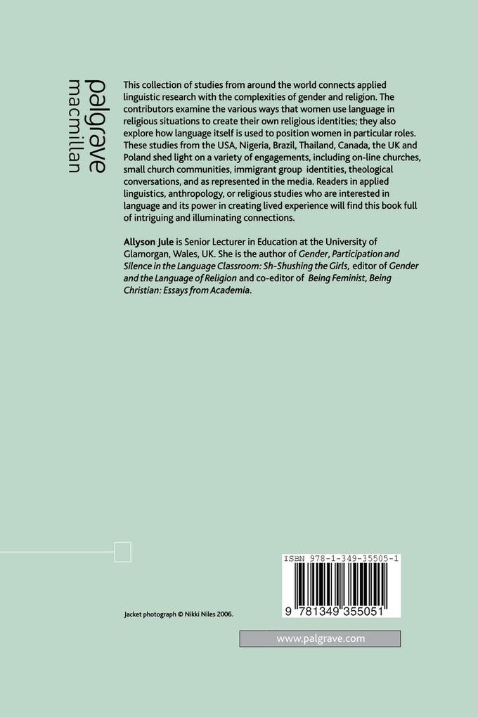 Weitere Ansicht: Language and Religious Identity | Allyson Jule