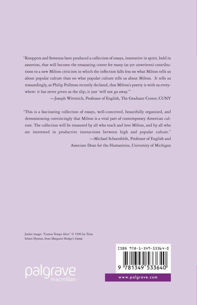 Weitere Ansicht: Milton in Popular Culture