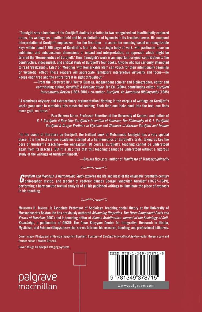 Weitere Ansicht: Gurdjieff and Hypnosis | Mohammad Tamdgidi