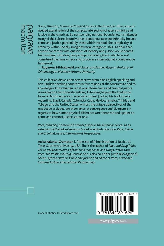 Weitere Ansicht: Race, Ethnicity, Crime and Criminal Justice in the Americas
