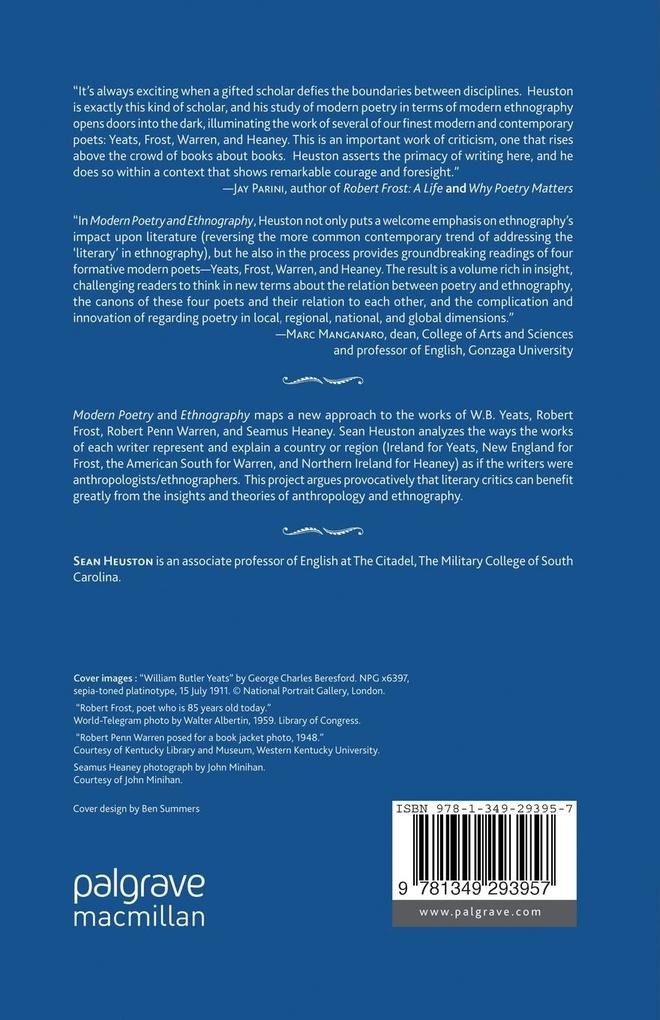 Weitere Ansicht: Modern Poetry and Ethnography | S. Heuston