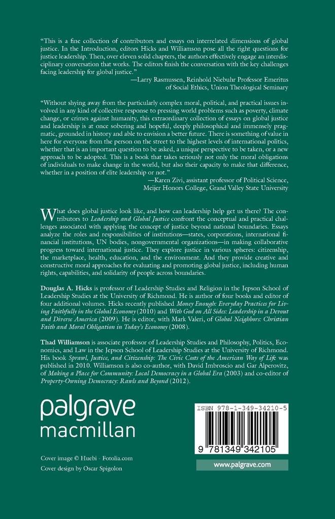 Weitere Ansicht: Leadership and Global Justice