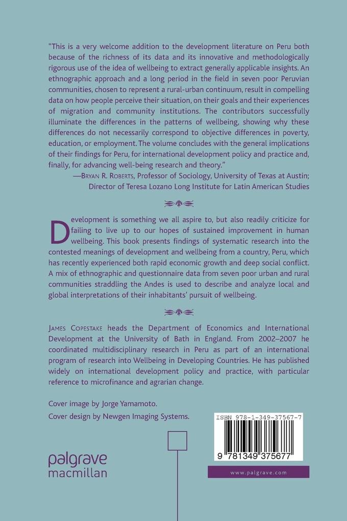 Weitere Ansicht: Wellbeing and Development in Peru