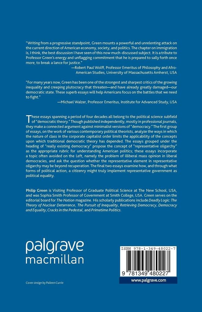 Weitere Ansicht: American Democracy | P. Green