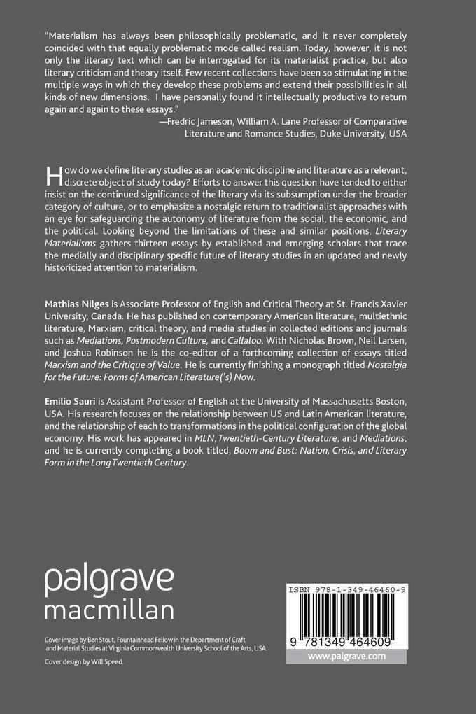 Weitere Ansicht: Literary Materialisms