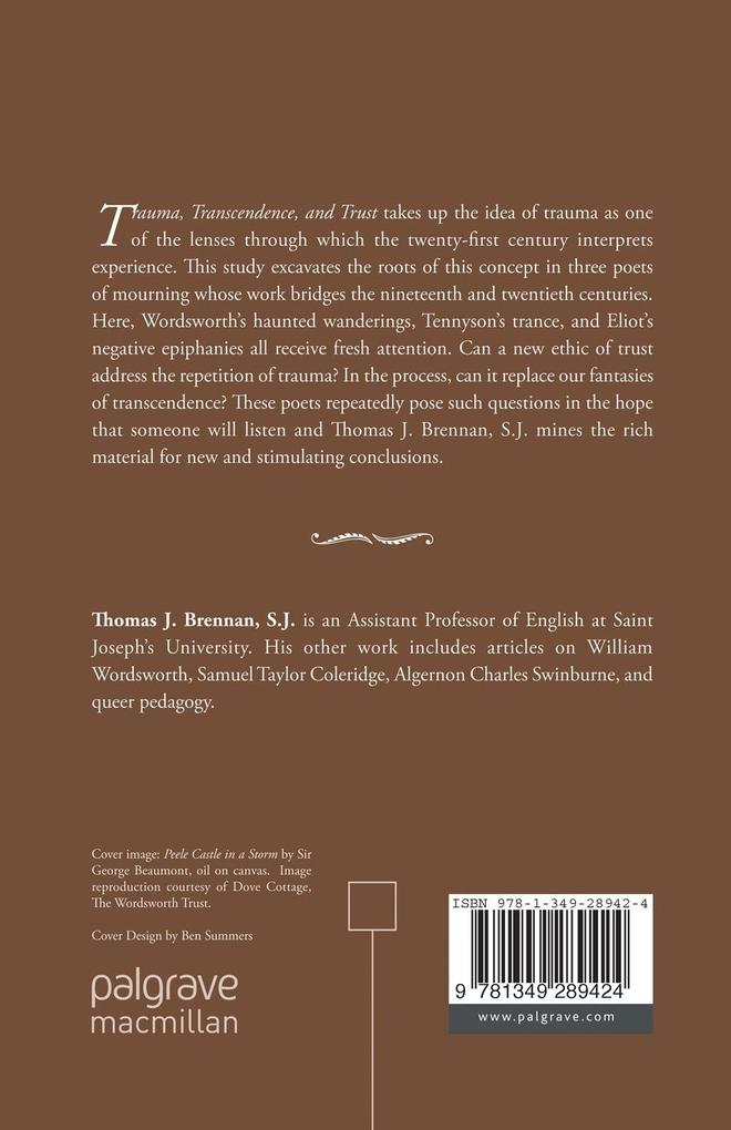 Weitere Ansicht: Trauma, Transcendence, and Trust | T. Brennan
