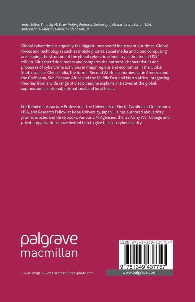 Weitere Ansicht: Cybercrime and Cybersecurity in the Global South | N. Kshetri
