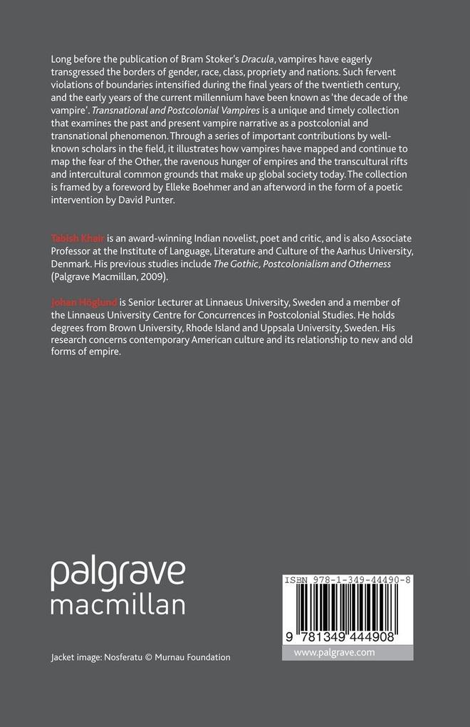 Weitere Ansicht: Transnational and Postcolonial Vampires