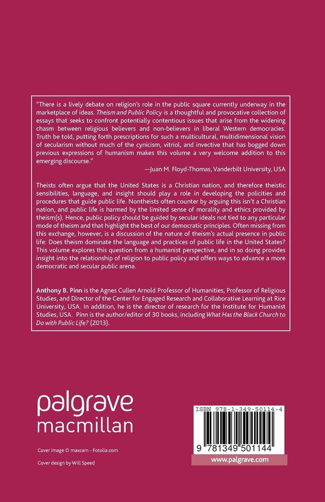 Weitere Ansicht: Theism and Public Policy