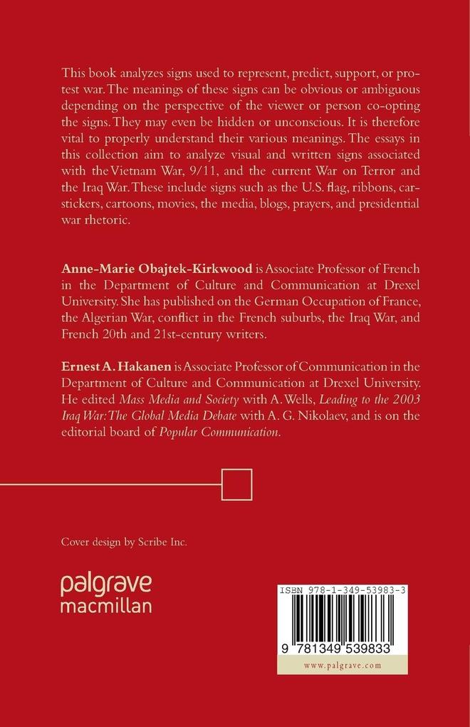 Weitere Ansicht: Signs of War: From Patriotism to Dissent | A. Obajtek-Kirkwood, E. Hakanen