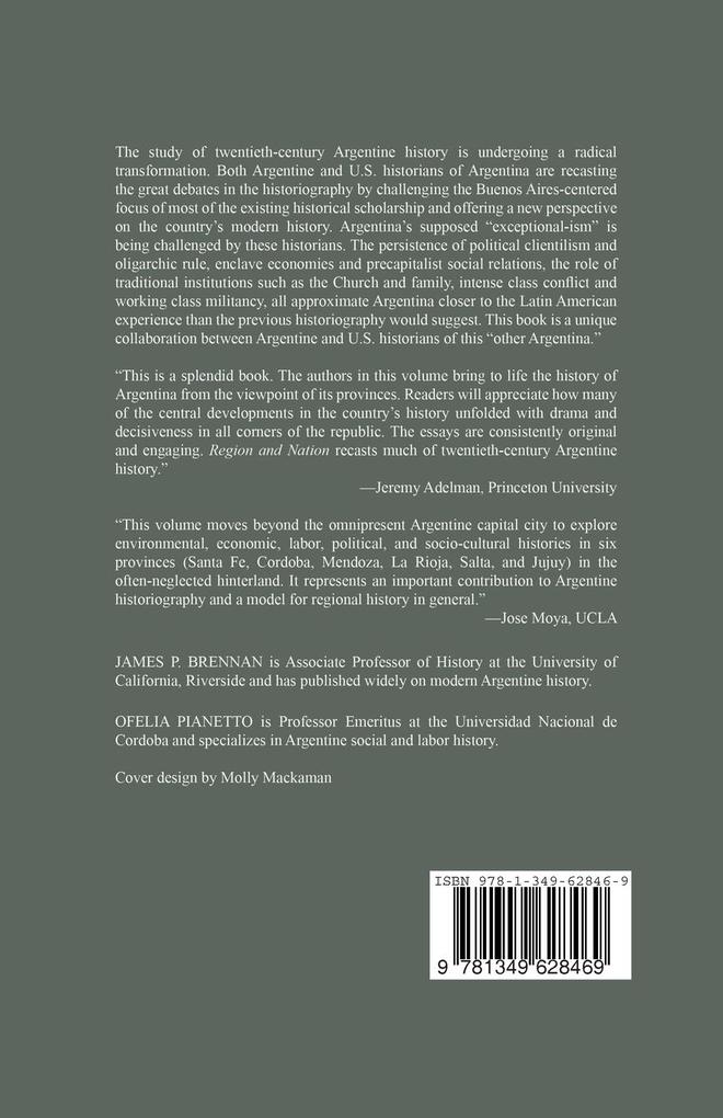 Weitere Ansicht: Region and Nation | James Brennan