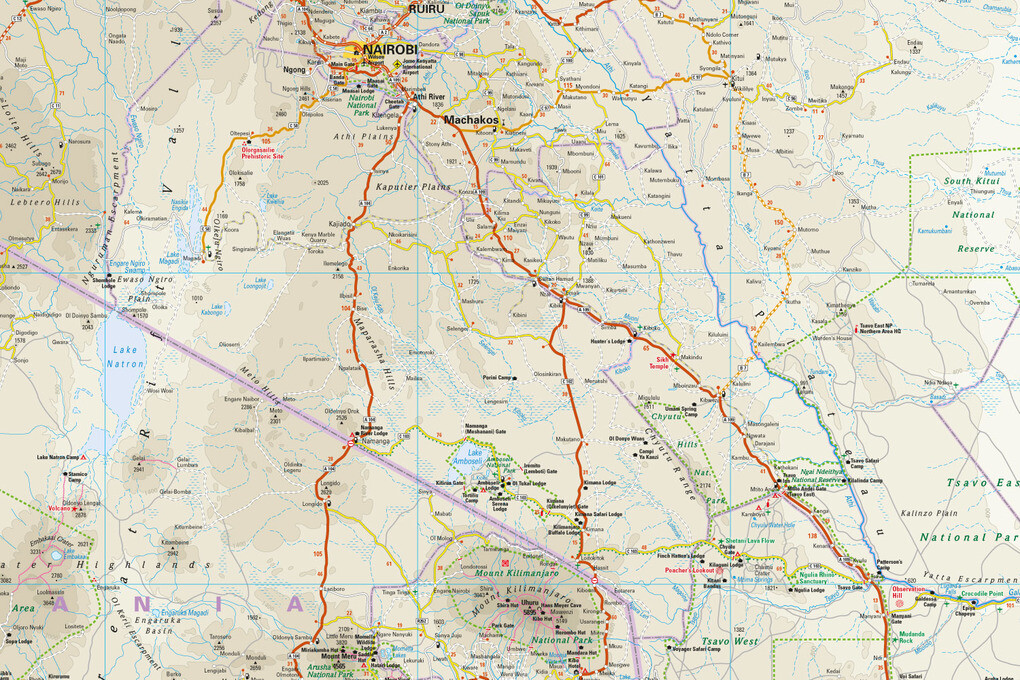 Weitere Ansicht: Reise Know-How Landkarte Kenia / Kenya (1:950.000) | Reise Know-How Verlag Peter Rump