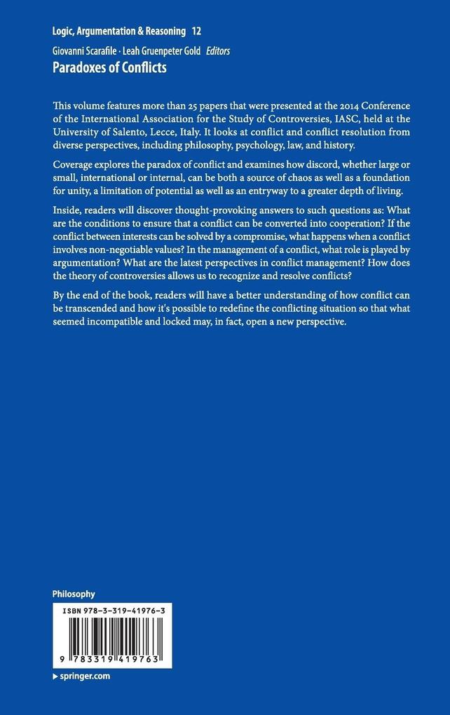 Weitere Ansicht: Paradoxes of Conflicts