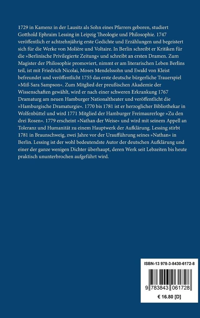 Weitere Ansicht: Die Juden | Gotthold Ephraim Lessing