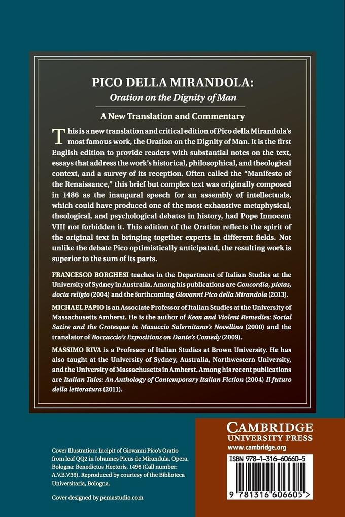 Weitere Ansicht: Pico della Mirandola | Pico Della Mirandola