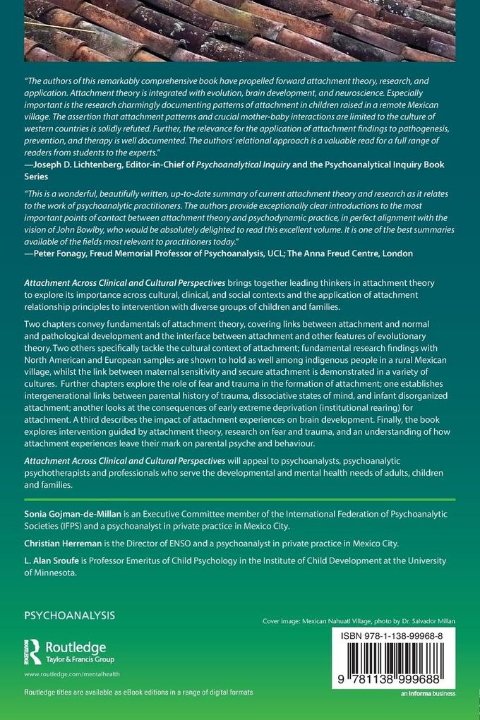 Weitere Ansicht: Attachment Across Clinical and Cultural Perspectives