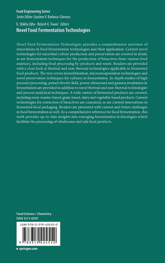 Weitere Ansicht: Novel Food Fermentation Technologies