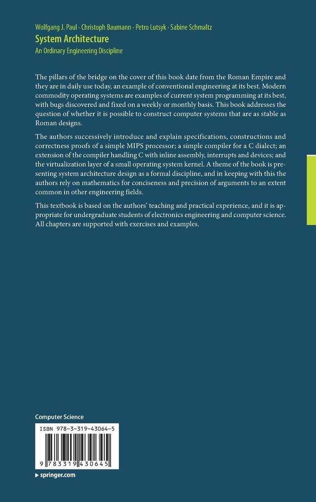 Weitere Ansicht: System Architecture | Wolfgang J. Paul, Christoph Baumann, Petro Lutsyk, Sabine Schmaltz