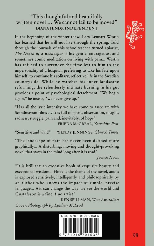 Weitere Ansicht: The Death Of A Beekeeper | Lars Gustafsson