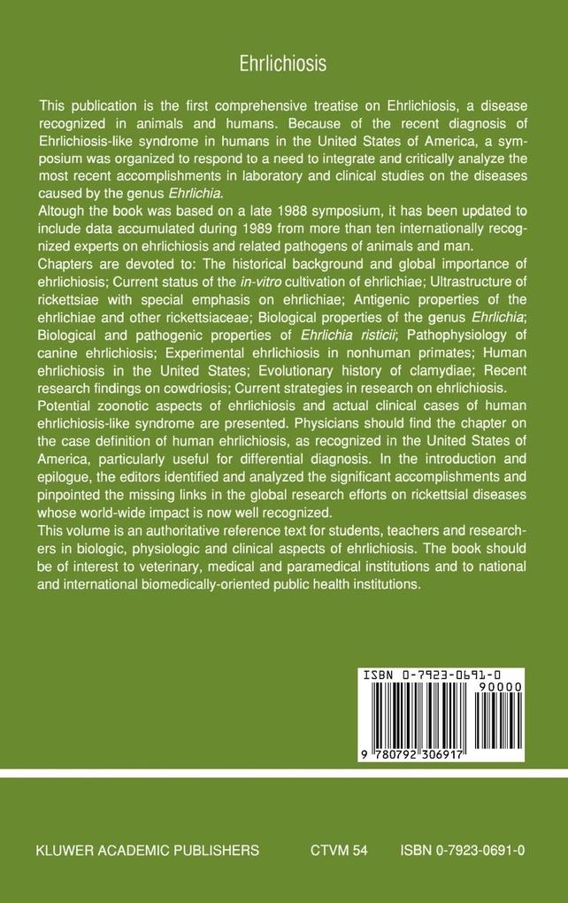 Weitere Ansicht: Ehrlichiosis