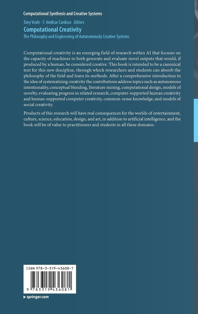 Weitere Ansicht: Computational Creativity