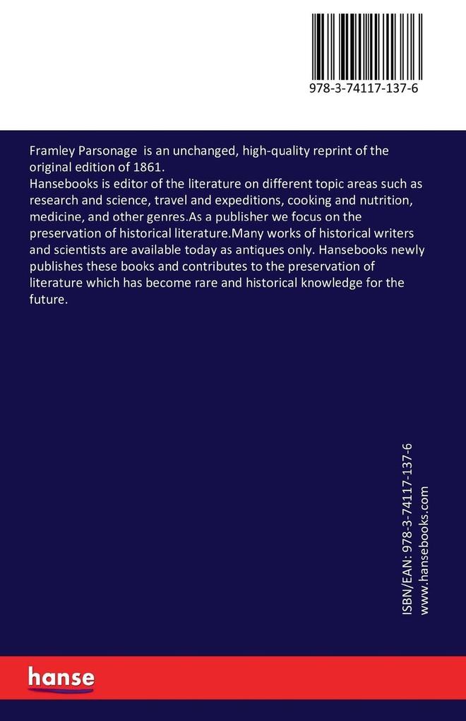Weitere Ansicht: Framley Parsonage | Anthony Trollope
