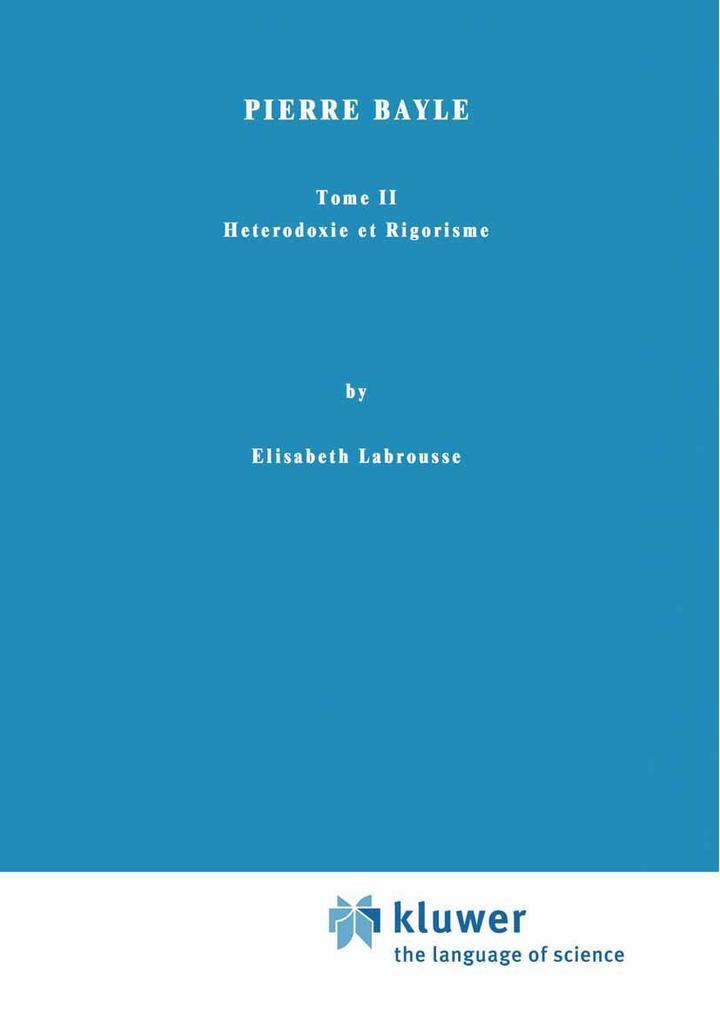 Produktbild: Pierre Bayle | Elisabeth Labrousse